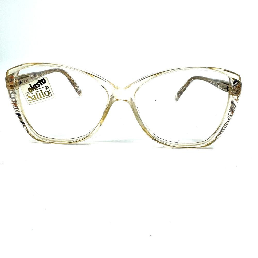 Safilo Elasta L 643 Eyeglasses Frames Cat‎ Eye New Dead Stock 57-15-140 H12157